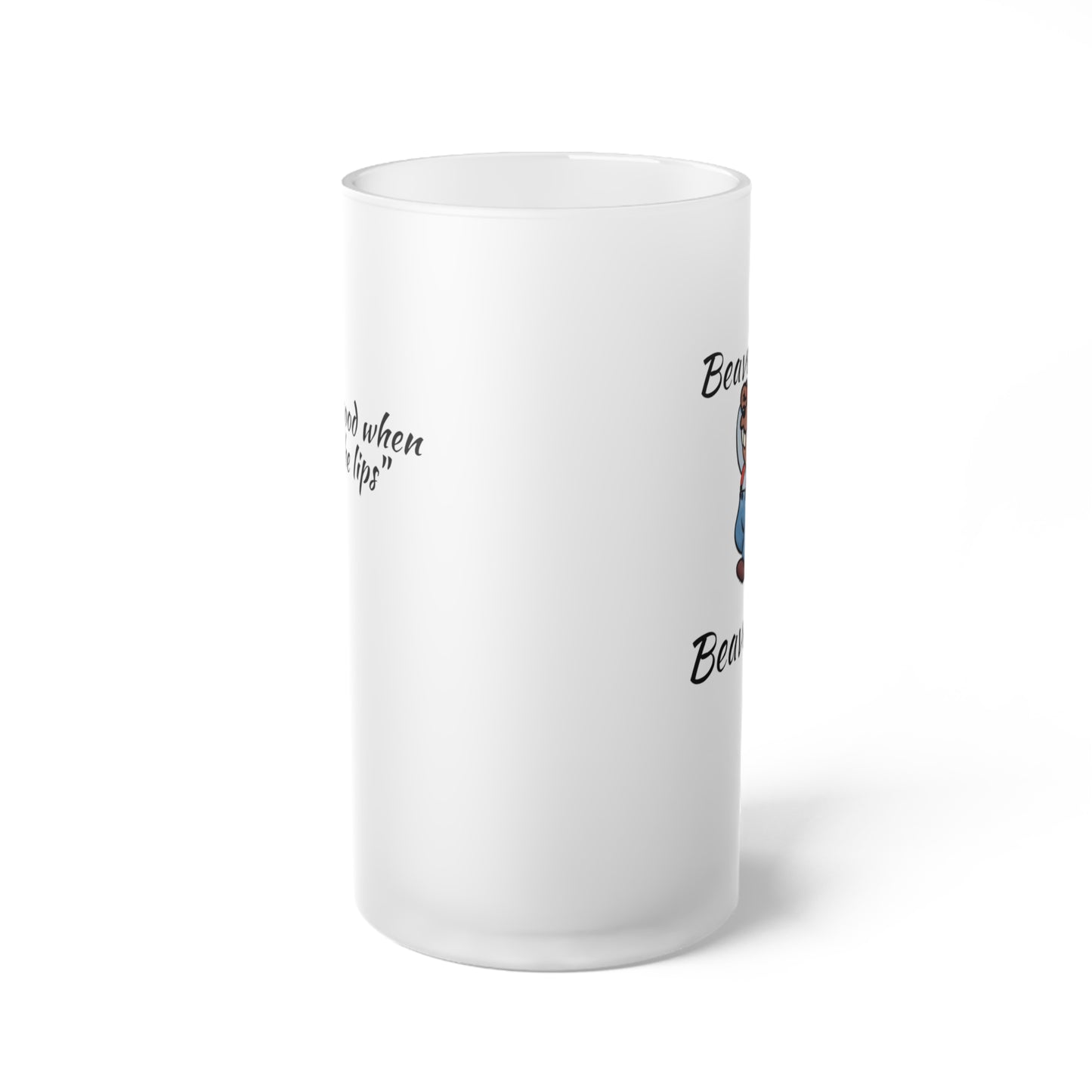 Frosted Glass Beer Mug