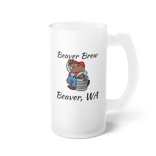 Frosted Glass Beer Mug