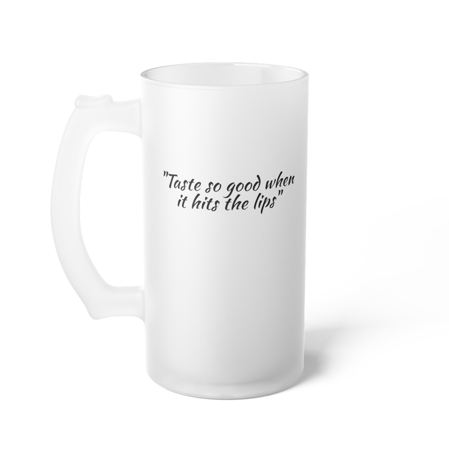 Frosted Glass Beer Mug